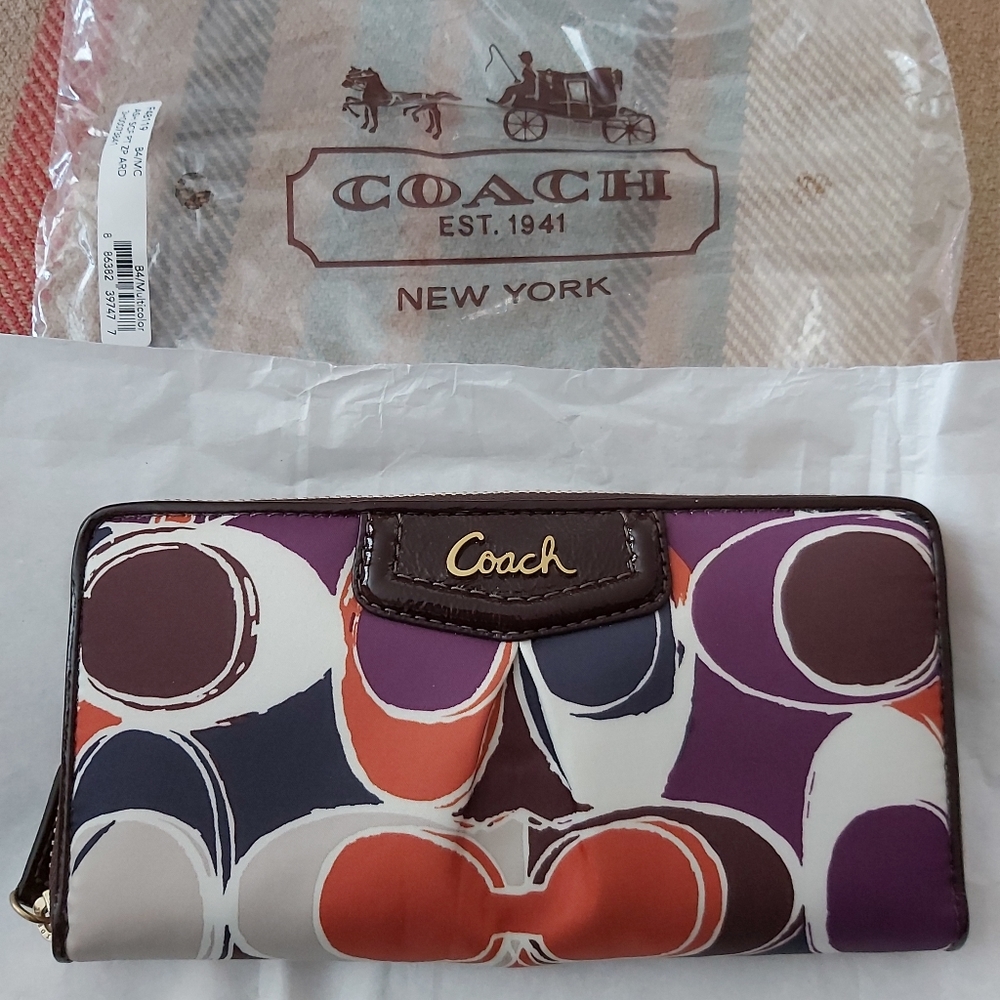 Coach Zip Wallet